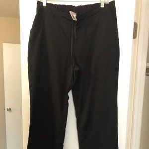 Black butter soft scrub pants